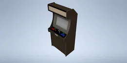 Arcade Cabinet for 2 players with all construction drawings