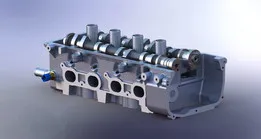 Nissan CR14DE Engine Cylinder Head