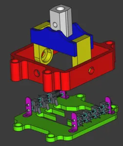 A H-Shifter Main Part Model Recreated in FreeCAD