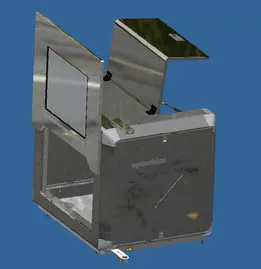 Laser machine body