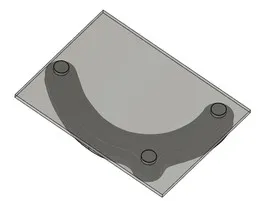 Fishman Tripleplay Controller Mount Hole Template