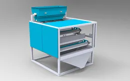 HIGH INTENSITY ROLLER TYPE MAGNETIC SEPARATOR