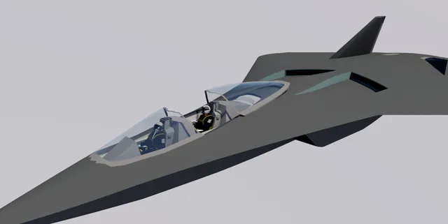 concept stealth jet — Image 5 of 14