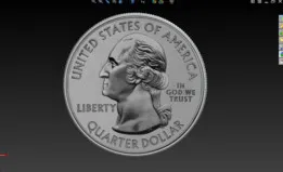 Quarter 25 cent coin