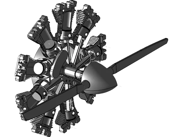 Radial Engine Motion Study — Image 4 of 5