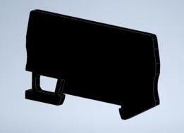 End Cover / Partition Plate for PHOENIX CONTACT Terminal Block (Part No. 3209578) – 3D CAD Model
