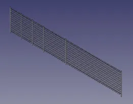 Fence 2m height - Rete altezza 2 m - Recinto - Enclosure