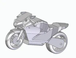 Electric bike concept design stl file