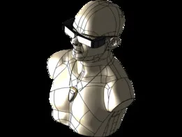 AR glasses with lifting mechanism