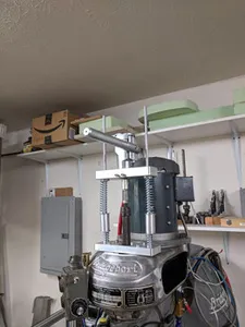 DIY Pnuematic Drawbar for Bridgeport Type Milling Machine