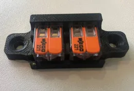 Double holder for WAGO 221-412 (horizontal mount)