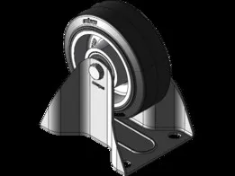 CASTER WHEEL FPAB 100 MM FIXED FORK