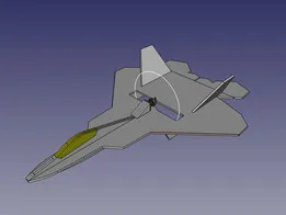 F22v2 RC model plane to build out of 6mm foam (Depron)