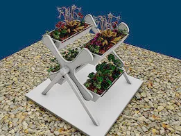 DECORATIVE FLOWER STAND 4