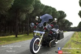 Royal Enfield concept motorbike