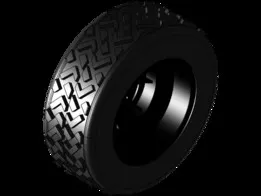76249LW - 125mm All-Terrain Wheel by studica robotics