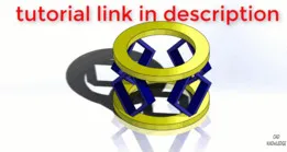 Platsic spring 3D design in solidworks