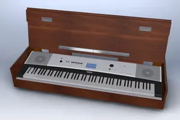 Floating shelf for electronic piano Yamaha DGX-530