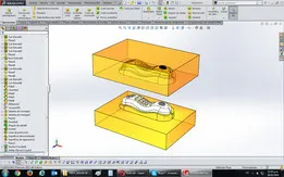 Practica de diseño de moldes en Solidworks