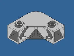 tubular connecting elements angle 90°