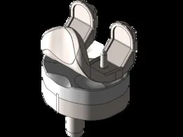 3D model of a knee prosthesis