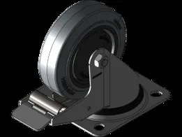 CASTER WHEEL BPPF 100 MM WITH TOTAL LOCK BRAKE