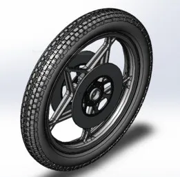 Suzuki GS750 front wheel