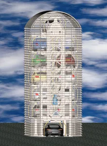Smart parking Vertical Rotary Parking System/ Automated (12 car sedan).
