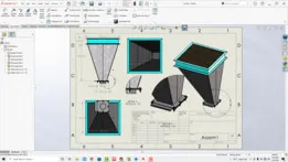 Solidworks Tutorial # 220 How to Design a industrials Intake Hopper in Sheet Metal