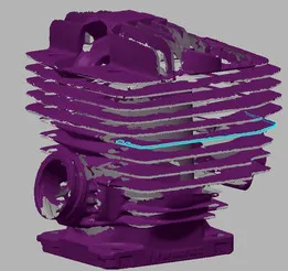 3d scan of Stihl ms880 chainsaw cylinder