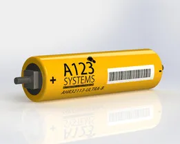 A123 AHR32113 Lithium Ion Battery