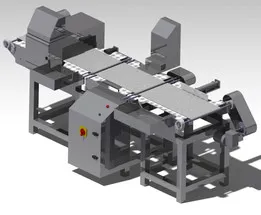 MICRO SCAN METAL DETECTOR + CHECK WEIGHER WITH PUSHER AND BLOWER TYPE REJECT MECHANISM