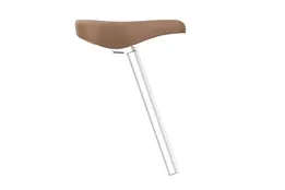 Bike seat saddle with seatpost