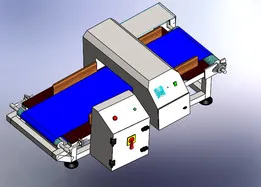 SLANTED MICRO SCAN METAL DETECTOR CONVEYOR
