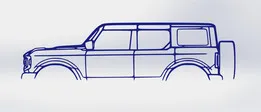 Ford Bronco Silhouette