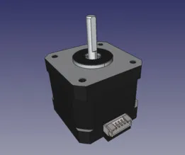 17HS4401S NEMA 17 stepper motor | FreeCAD model