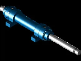 Mill Type Cylinder - Double Rod Cylinder(CG) - (BOSCH , Rexroth) Range H3. - CGH3 MS2. - Bore Diameter D=180 mm. - With Stroke Length S=800 mm.