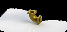 Elbow with a Flange