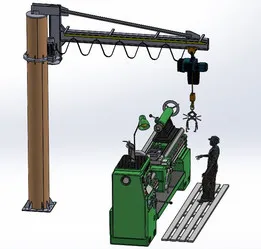 Jib Slewing Crane 2000 Kg