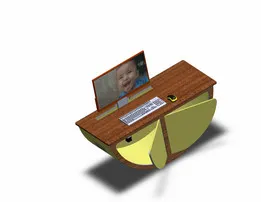 COMPUTER TABLE WITH SLIDING LCD 24 INCH MARQ