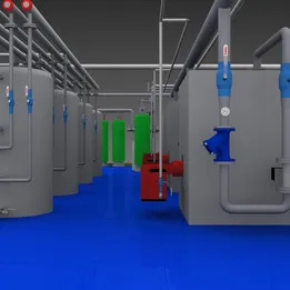 The boiler house