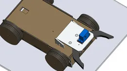 Pick Place Robot Claw MDF Solid-works