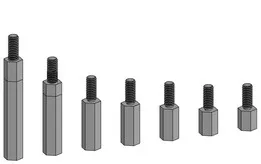 hex spacer standoff_M2,5 SW4 L5-L25