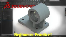 SolidWorks Tutorial for Beginners | Exercise 46 | 3D CAD Practice Model