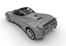 Pagani Zonda C12 Supercar High Poly