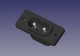 IEC320 C8 Power Inlet