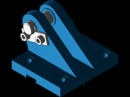 Rexroth - Bosch Fork Type Mounting Block (Type CLCB - Size 16) - For Cylinder Range CDT3 / CDW160 , Piston Diameter D=32 mm