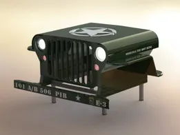 COMPUTER DESK & BAR TABLE with COOLER STORAGE