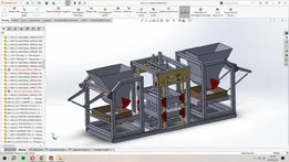 12.2 Model brick making machine