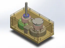 Special Gearbox two directions output.
